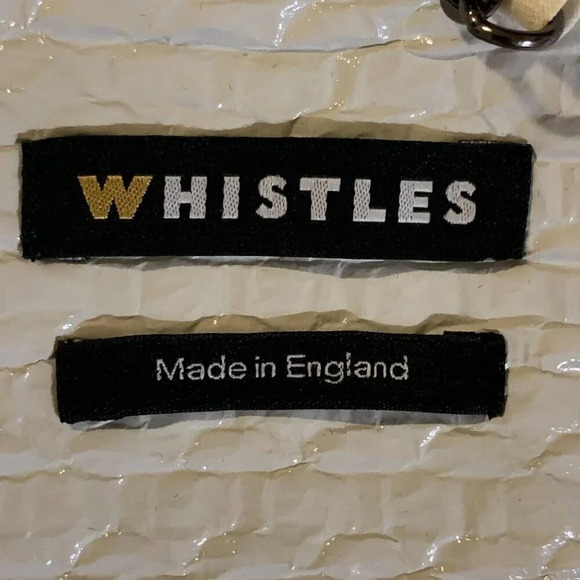 Whistles Women's Animal Print Wool Lined Full Zip Trench Coat Dress Size S‎ - Picture 8 of 14